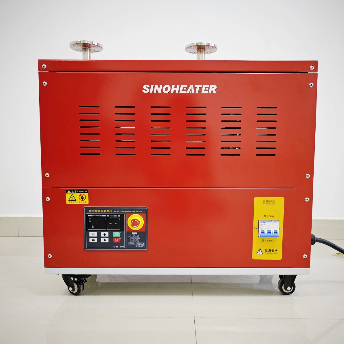 hot air blower dust filtering air inlet purification working flow