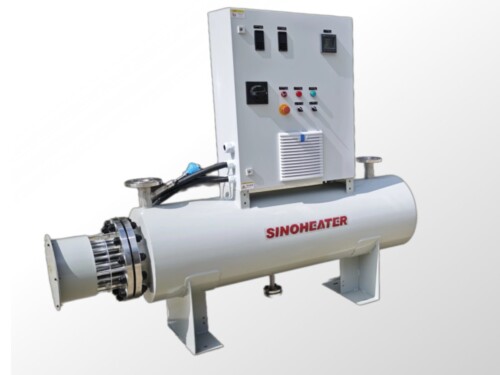 electric water heater with control cabinet