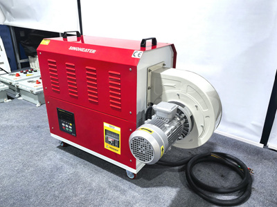 The method of heating the chip with a hot air blower in mobile phone repair