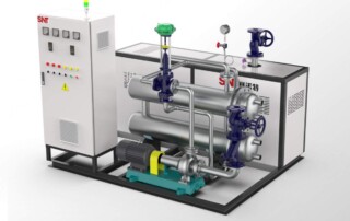 180kw heat transfer oil furnace and cooling system